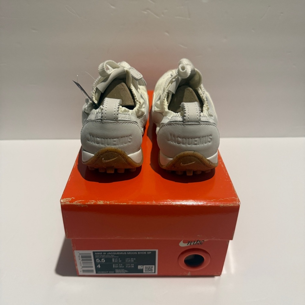 Jacquemus x Nike Moon Shoe Pearl White size 5.5 - Picture 6 of 9